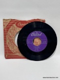 (10J) CAPITOL RECORDS AUCTIONEER AND I'M A FOOL TO CARE, LES PAUL AND MARY FORD 45RPM RECORD