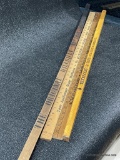 (10J) YARDSTICKS AUCTION ADVERTISING INCLUDING: OSCAR MATHEWS, MIDDENDORF & SONS, ACTION AUCTIONS,