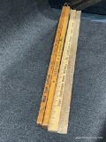 (10J) YARDSTICKS AUCTION ADVERTISING INCLUDING: FIRST TEAM AUCTION, MIDDENDORF & SONS, OSCAR