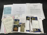 (10J) VAA VIRGINIA AUCTIONEERS ASSOCIATION MEMORABILIA, MOSTLY CONVENTION FLYERS AND LEAFLETS, SOME