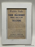 (2B) PUBLIC AUCTION SALE BILL - MEASURES 3.25