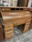 LARGE OAK ROLL TOP DESK BY RIVERSIDE FURNITURE 50W 22D 48H