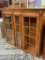 MULLIONED BREAKFRONT CABINET TOP DISPLAY CASE POTENTIAL 58W 50H 15D