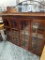 MULLIONED BREAKFRONT CABINET TOP DISPLAY CASE POTENTIAL 64W 46H 14D