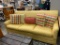 YELLOW BROCADE SLEEPER SOFA BY FLEXSTEEL