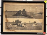 GEORGE NATHAN PRINT OF 1874 SCENE 