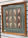 PAISLEY NEEDLEPOINT ARTWORK 22 X 24