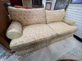 CRAFTMASTER FURNITURE SOFA WITH CHINTZ FLORAL UPHOLSTERY