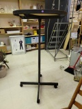 COMMERCIAL METAL ROLLING CLOTHES RACK - measures approx 54