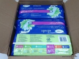 (BAY1 ENTP2) TENA INTIMATES HEAVY PADS LONG, FULL CASE OF 117 PADS. RETAIL FOR $57 ONLINE AT AMAZON.