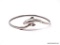 .925 STERLING SILVER LADIES DOLPHIN / WHALE BANGLE 7.9 GM
