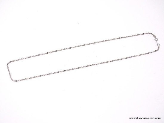 .925 STERLING SILVER LADIES CABLE CHAIN 18"; 2.8 GM