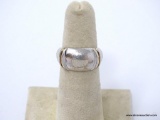 .925 STERLING SILVER LADIES DOME RING 5; 4.6 GM