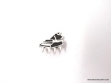 .925 STERLING SILVER LADIES ENAMELED PIANO BROOCH 1.5 GM