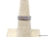 .925 STERLING SILVER LADIES 1 CT ETERNITY BAND 6 1/4; 2.4 GM