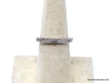 .925 STERLING SILVER LADIES MARCASITE RING 8; 3.3 GM