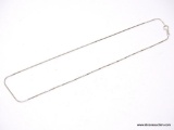 .925 STERLING SILVER LADIES BOX CHAIN 16