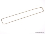 .925 STERLING SILVER LADIES CABLE CHAIN 20