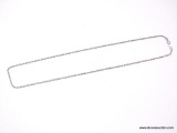 .925 STERLING SILVER LADIES CABLE CHAIN 18