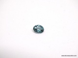 1.08 CARAT OVAL CUT GREEN MOISSANITE 8 X 6 X 3