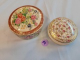 VINTAGE PORCELAIN TRINKET BOXES