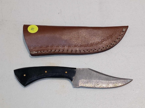 BLADE STYLE : TRAILING POINT; HANDLE : WOOD, HORN, RESIN, OR BONE, CUSTOM FIT TO EACH KNIFE; LENGTH