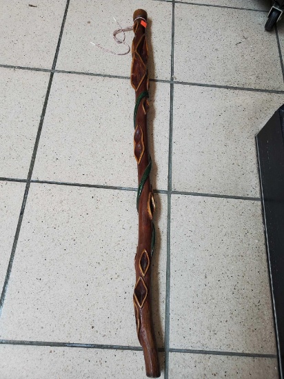 Decorative walking stick, 35"L