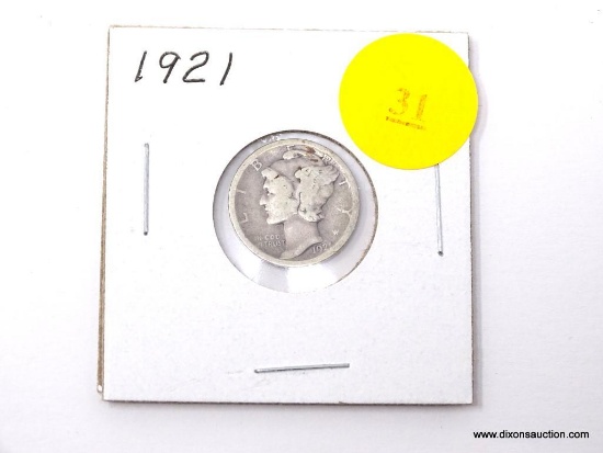 1921 Dime - Mercury - KEY DATE