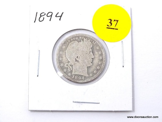 1894 Quarter - Barber