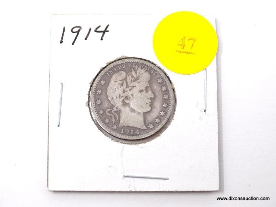 1914 Quarter - Barber