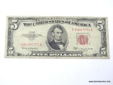 Currency - 1953 $5 United States Note