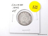 1946 Canada - 25 Cents - silver