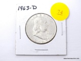 1963-D Half Dollar - Franklin