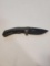 Kershaw Knockout Olive/Black Pocket Knife, 3.25 inch Cerakote 14C28N Steel Blade, Anodized Aluminum