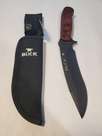 Buck Knives 0620CMS13 Wood Handle, 5 3/4" blade 11" total length.
