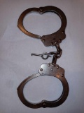 PEERLESS MODEL P010 NICKEL FINISH HANDCUFFS -