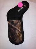 SHEATH FOR ALPHA FOLDER CAMO MODEL NUMBER 0291.