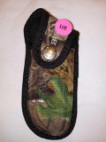 SHEATH FOR ALPHA FOLDER CAMO MODEL NUMBER 0291.