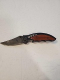 BROWNING 127 SINGLE LOCKING BLADE KNIFE WITH CLIP