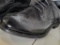 SIZE 9 GENUINE LEATHER STACY ADAMS DRESS SHOES WITH RUBBER SOLE. IS SOLD AS IS WHERE IS WITH NO