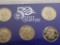 (SC) 2002 UNCIRCULATED UNITED STATES MINT 50 STATE QUARTERS PROOF SET. INCLUDES 5 STATES. IS SOLD AS