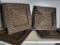 SET OF 4 WICKER MATS. GREAT CONDITION. CAN BE USED INDOORS OR OUTDOORS. IS SOLD AS IS WHERE IS WITH