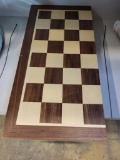 RUSTIC CHESS SET. IS SOLD AS IS WHERE IS WITH NO GUARANTEES OR WARRANTY, NO REFUNDS OR RETURNS