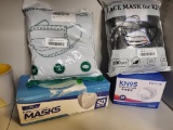 BRAND NEW DISPOSABLE FACE MASK LOT. INCLUDES OVER 250 MASKS. IS SOLD AS IS WHERE IS WITH NO