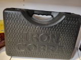 HEAVY DUTY IRON COBRA DRUM FOOT PEDAL TRAVEL CASE. IS SOLD AS IS WHERE IS WITH NO GUARANTEES OR