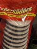 BRAND NEW 16 PACK REUSABLE FURNITURE SLIDERS. IS SOLD AS IS WHERE IS WITH NO GUARANTEES OR WARRANTY,