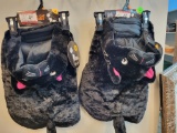 2 BRAND NEW MEDIUM BLACK CAT DOG COSTUMES. IS SOLD AS IS WHERE IS WITH NO GUARANTEES OR WARRANTY, NO