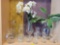 CLEAR GLASS VASE LOT