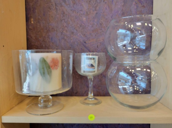 GLASS CONTAINER LOT