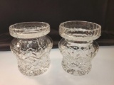 ESSEX CRYSTAL CLEAR BISCUIT JARS